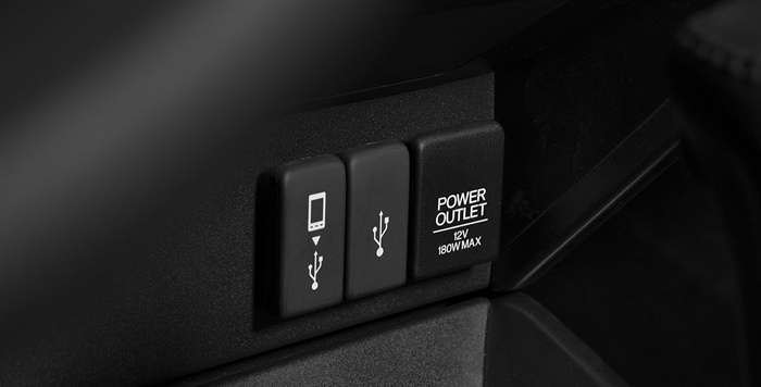 Cổng sạc trên honda city