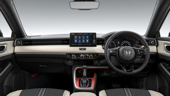 Một trong hai lựa chọn nội thất của Honda HRV 2022